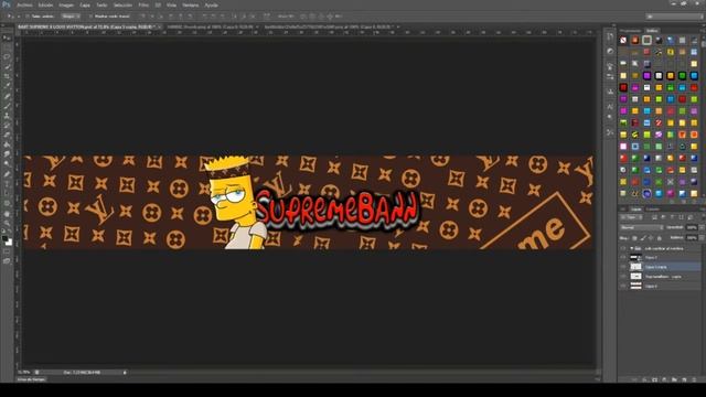 BART SUMPREME X LOUIS VUITTON - UPGRADE - BANNER EDITABLE #3 -xGFX смотреть онлайн