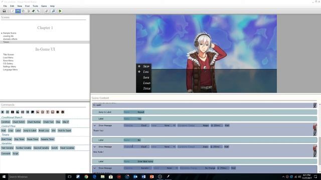 Visual Novel Maker Tutorial - Timers - Episode 10 смотреть онлайн