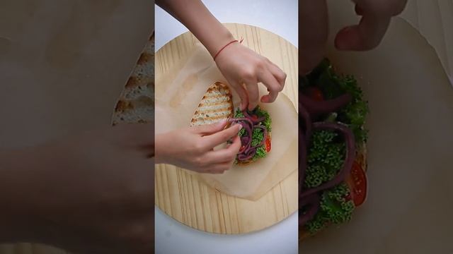VEGGIE SANDWICH | ОВОЩНОЙ СЭНДВИЧ смотреть онлайн