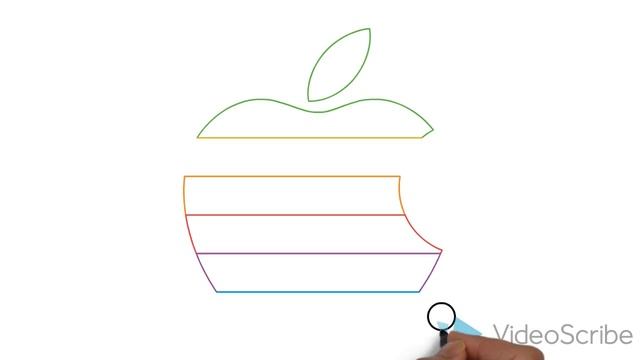 Как нарисовать логотип apple смотреть онлайн