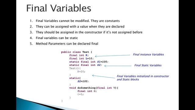 #19-Final Keyword | Java Course (For Beginners) with real life examples смотреть онлайн