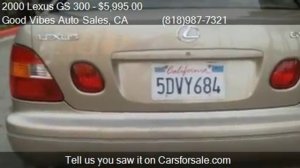 2000 Lexus GS 300 GS 300 for sale in North Hollywood, CA 916