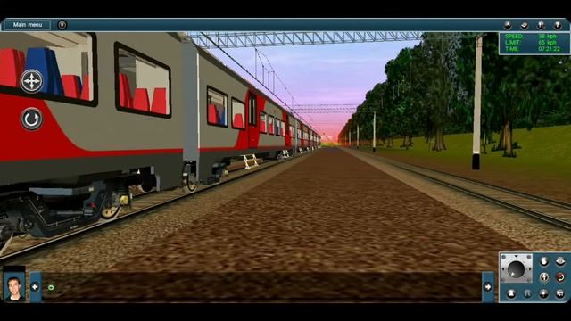 Обзор на ЭС1-001 Ласточка Trainz Android