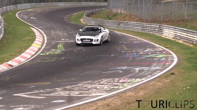Jaguar testing a mysterious F-Type on the Nürburgring! смотреть онлайн