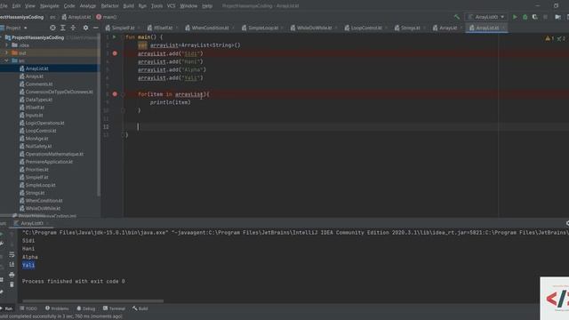 22-Kotlin ArrayList in Hassaniya لوائح المصفوفات بالحسانية смотреть онлайн