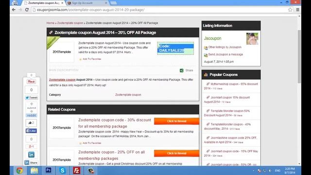 ZooTemplate Coupon Code 20% Discount for Any Membership Plans смотреть онлайн