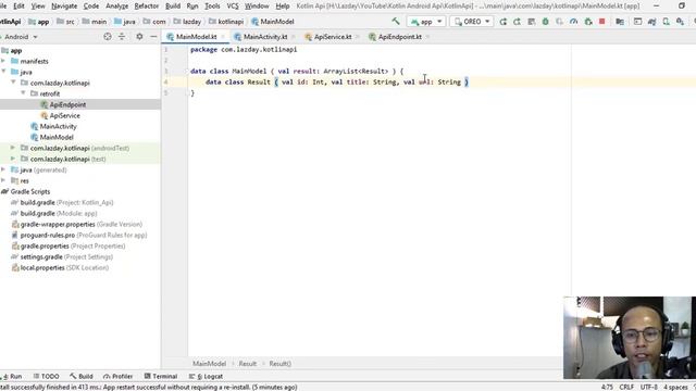 5. Refactor/Mengganti Api - Tutorial Kotlin Android Retrofit (Api) смотреть онлайн