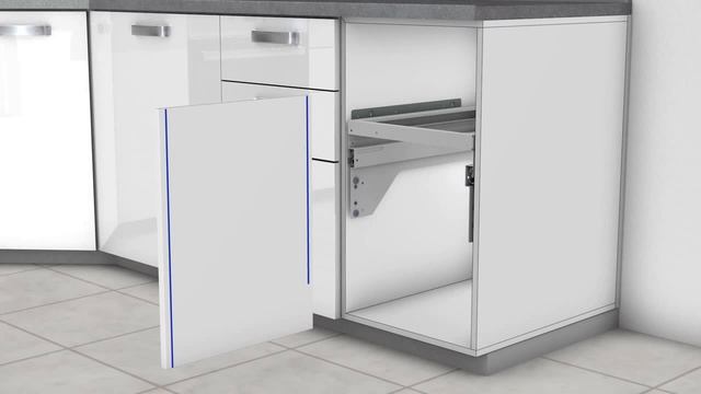 Мусорное ведро (система сортировки) HAILO Cargo Soft - монтаж смотреть онлайн