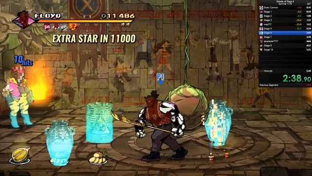 Streets of Rage 4 Survival Speedrun 1-10 Floyd 5:14 смотреть онлайн
