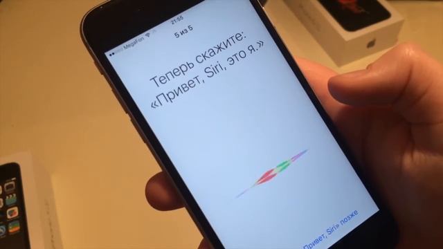 Распаковка и активация IPhone 6S Space Gray