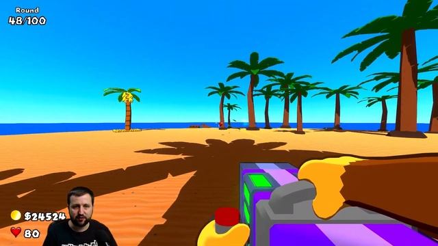 Apes vs Helium Impoppable Difficulty Gameplay! 100 Rounds! Bloons FPS смотреть онлайн