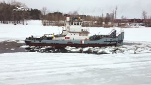 В Самарской области в акваторию волжских притоков вышел ледокол