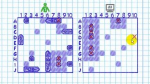 Морской бой на бумаге в клеточку