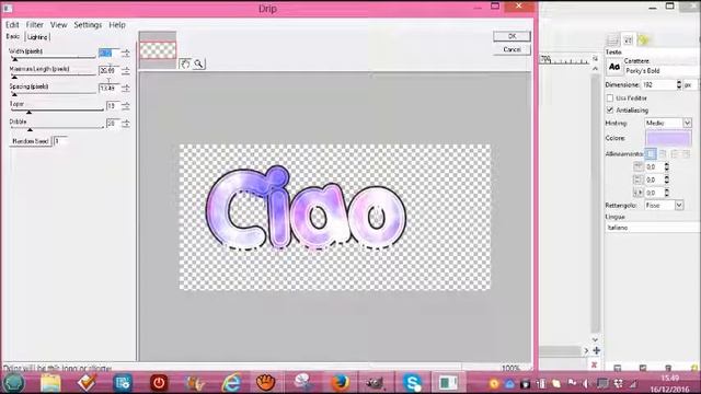 Gimp 2.8 come fare scritte con Eye Candy 400 смотреть онлайн