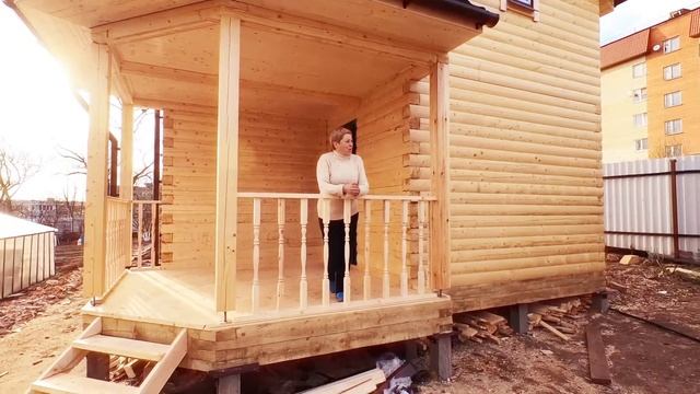 Брусовой дом 6х6м, полтора этажа. Отзыв о компании «Брусовой сруб» смотреть онлайн