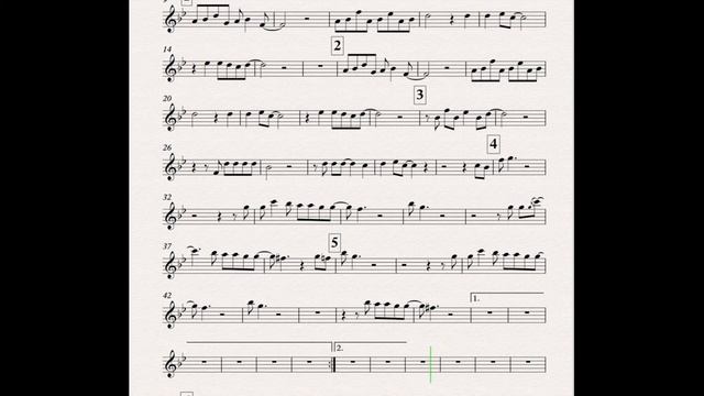 Voyage, voyage (ноты для скрипки) смотреть онлайн