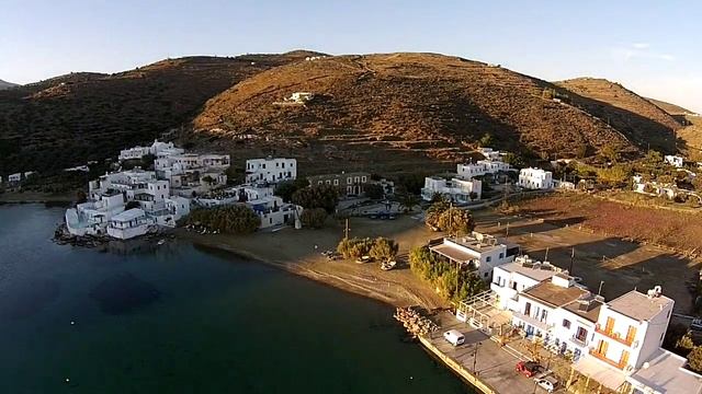 Faros Beach/Aerial View-Sifnos Island смотреть онлайн