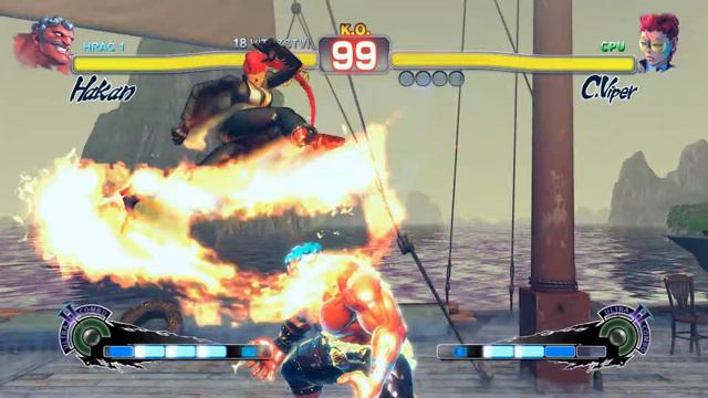 Hakan vs Crimson Viper, Ultra Street Fighter 4, usf4, Ultra Street Fighter IV, Capcom, PC gameplay, смотреть онлайн