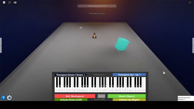 ROBLOX PIANO SHEETS: Minecraft. (easy) смотреть онлайн