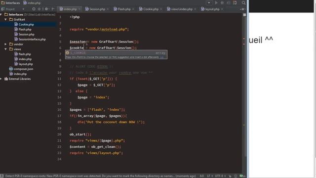 La POO en PHP (24/31) : Les interfaces смотреть онлайн