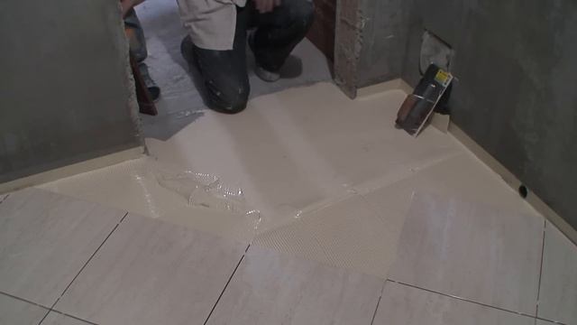 Laying ceramic tile on the floor. Clay Sikabond-T8 (Part 3) смотреть онлайн