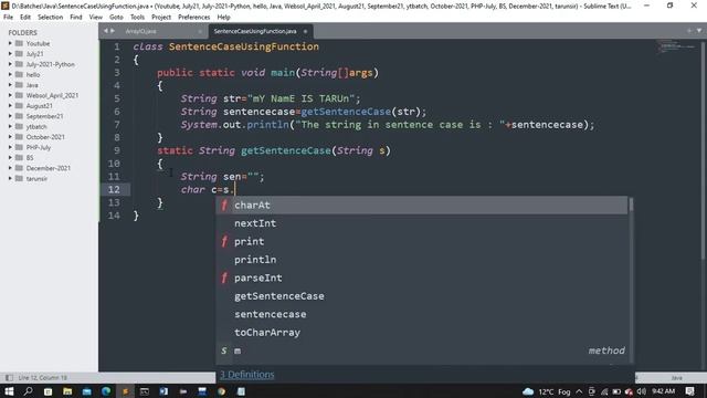 convert string into sentence case in java in hindi смотреть онлайн