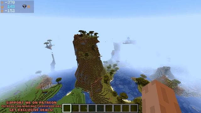 Minecraft Java 1.16.5 Seed: Village, ruined portal on mesa, flower forest, shattered savanna @ spaw смотреть онлайн