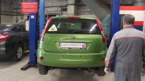 FORD FIESTA  2007г бензин 1,6 литра АКПП пробег 97 тыс. Диагностика и ремонт систем автомобиля.
