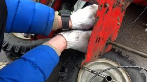 SNAPPER H924RX ремонт сцепления снегоуборщика видео 4K