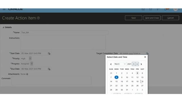 Create Action Items | Oracle Risk Management Cloud | Financial Reporting Compliance | TRP смотреть онлайн