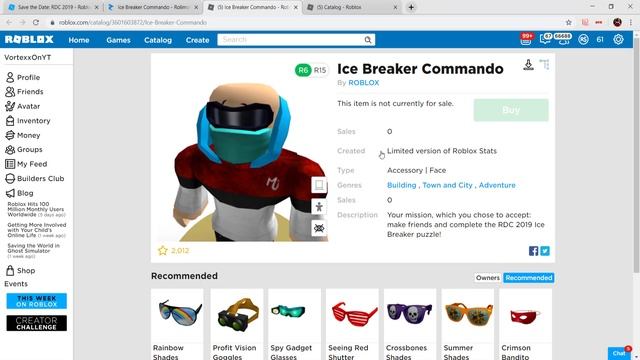 [NEW PROMO ITEM] ICE BREAKER COMMANDO! (Roblox Promo Codes?) - August 2019 смотреть онлайн