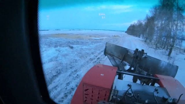 20 декабря. Работа зимой в поле. Раскидывание доломита. смотреть онлайн