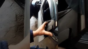 Разбор задней ручки двери Чери м11