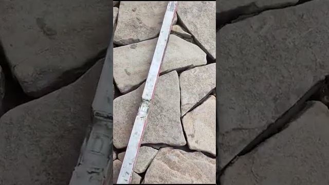 Укладка природного камня с подгонкой швов