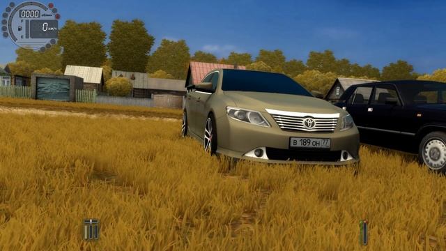 City Car Driving-Toyota Camry,ЕДУ К ДЕДУЛЕ,НАВЕСТИТЬ.