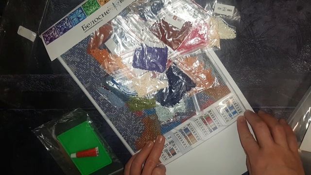 Зимняя мода. Алмазная мозаика от Белоснежки. Снова делюсь с вами моими радостями. Распаковка. смотреть онлайн