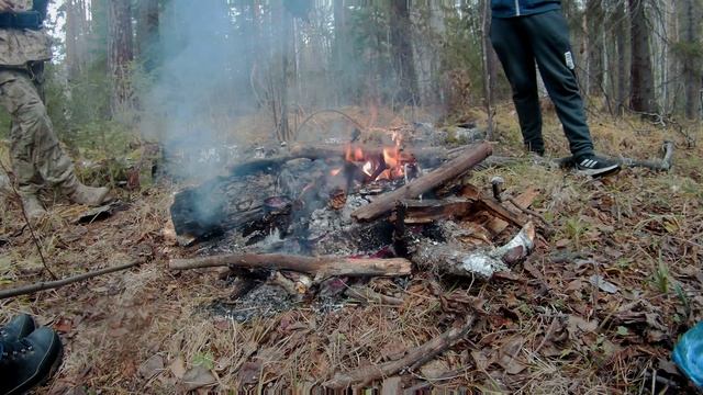 Поздне октябрьская посиделка у костра
