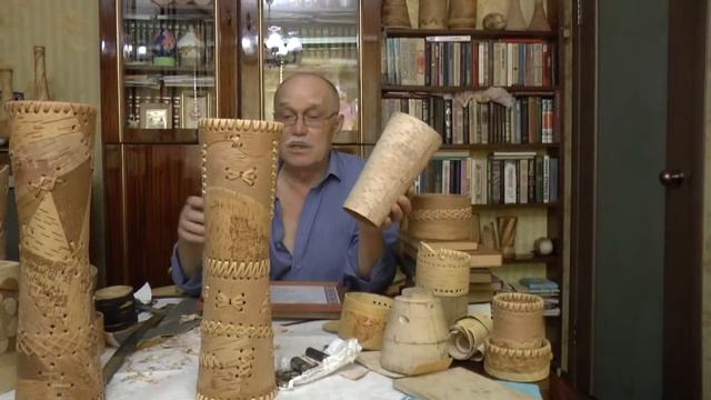 Художественное ремесло работа Карпова С.Ф по бересте,в честь 100 летия Чувашской автономии.2020. смотреть онлайн