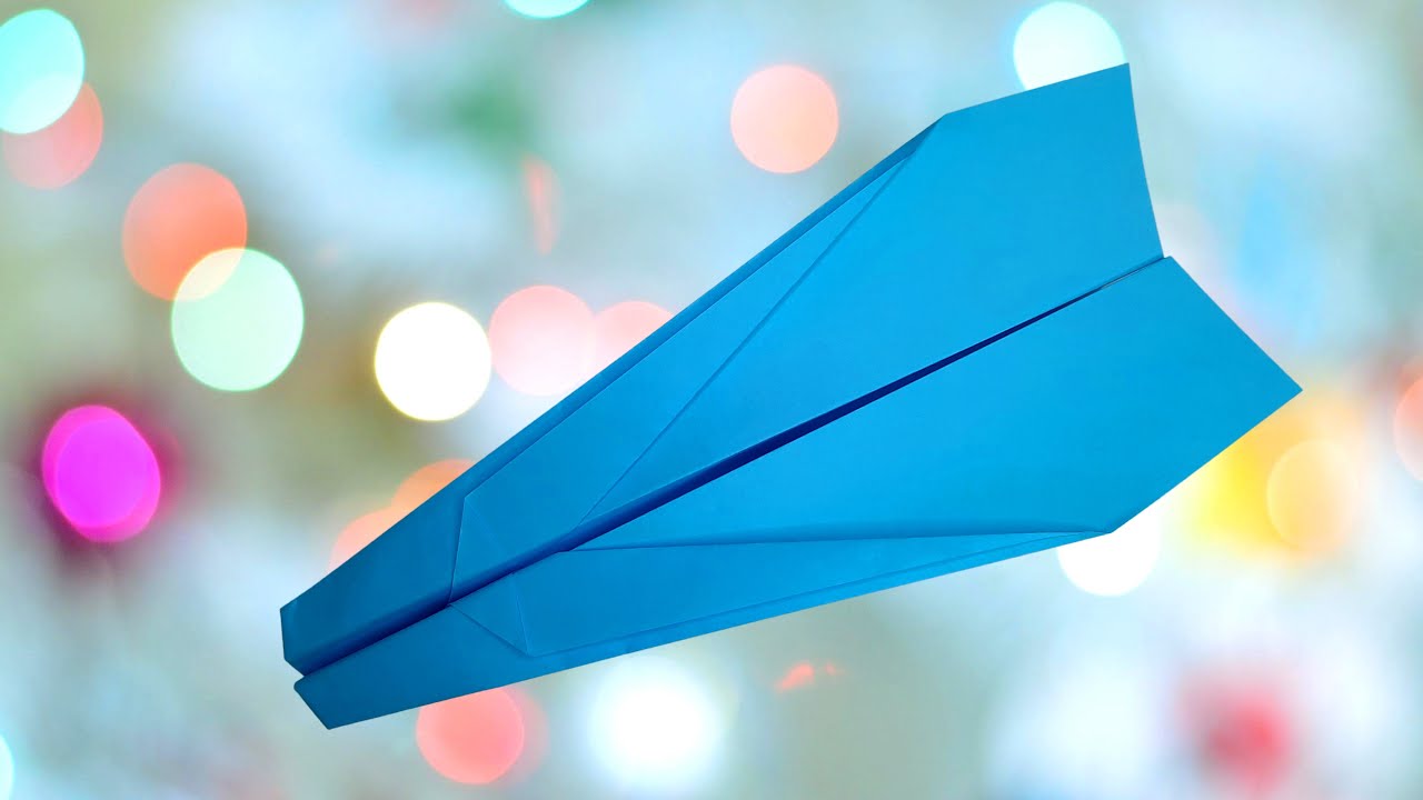 Как сделать самолётик из бумаги а4 который далеко летает смотреть онлайн