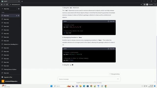 How can I explicitly free memory in Python смотреть онлайн