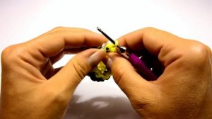 Пчела из резинок Лумигуруми/Амигуруми Рейнбоу Лум||Bee Loomigurumi Rainbow Loom