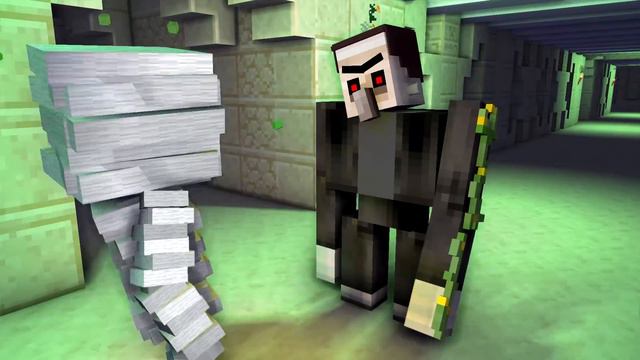 Monster School: Curse of the Mummy - Halloween Minecraft Animation смотреть онлайн