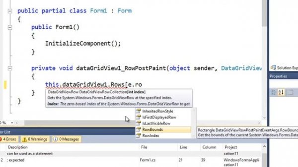C#: Auto generate row number to datagridview in windows application