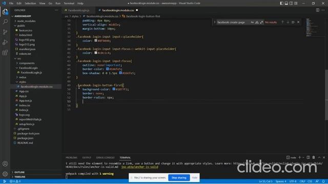 Facebook Login with React js useReducer Part-1 смотреть онлайн