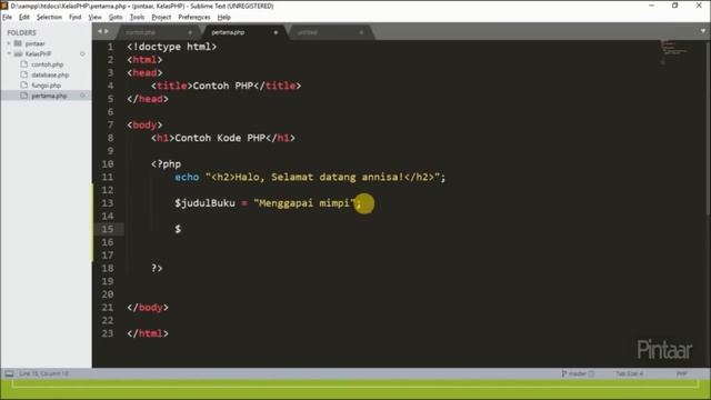Pemrograman Web PHP, Dari 0, Secara Terstruktur смотреть онлайн