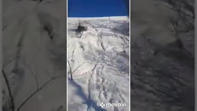 Снегоходы. Трюки. Гора. смотреть онлайн