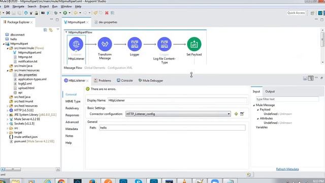 Mule4 multipart/formdata | Attachments sending through Postman смотреть онлайн