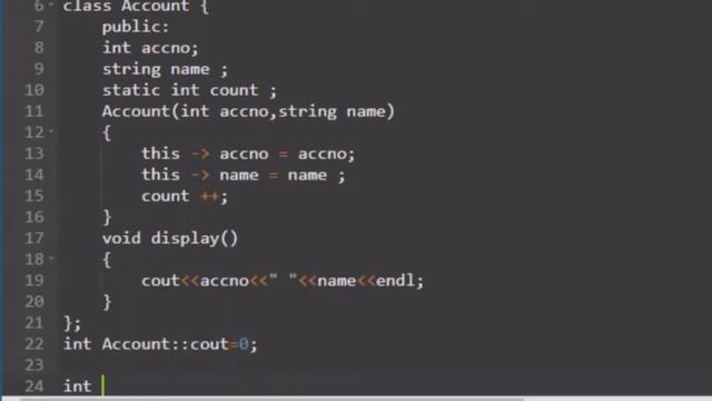 C++ Static field counting obj смотреть онлайн