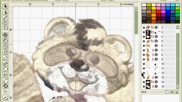 Embird Studio.03e racoon body смотреть онлайн