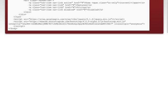 Bootstrap Navbar list items/links not showing смотреть онлайн